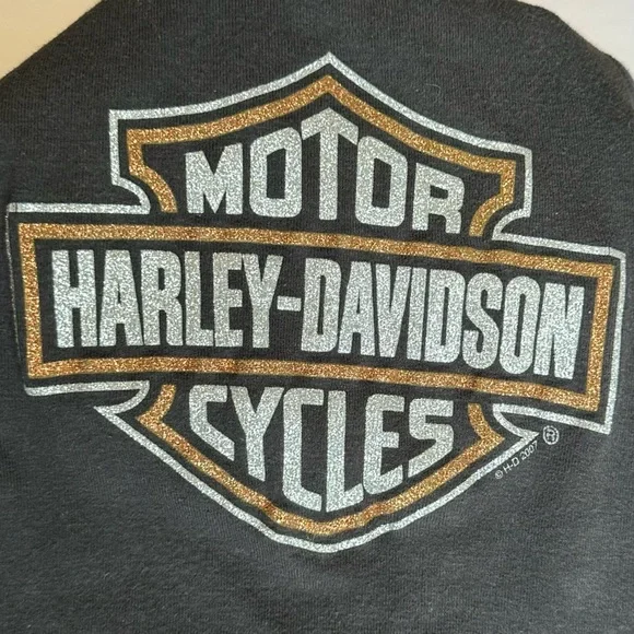Harley Davidson Womens Tank Top Y2K Weiblers Davenport Iowa Glitter Logo Size M - Picture 14 of 16